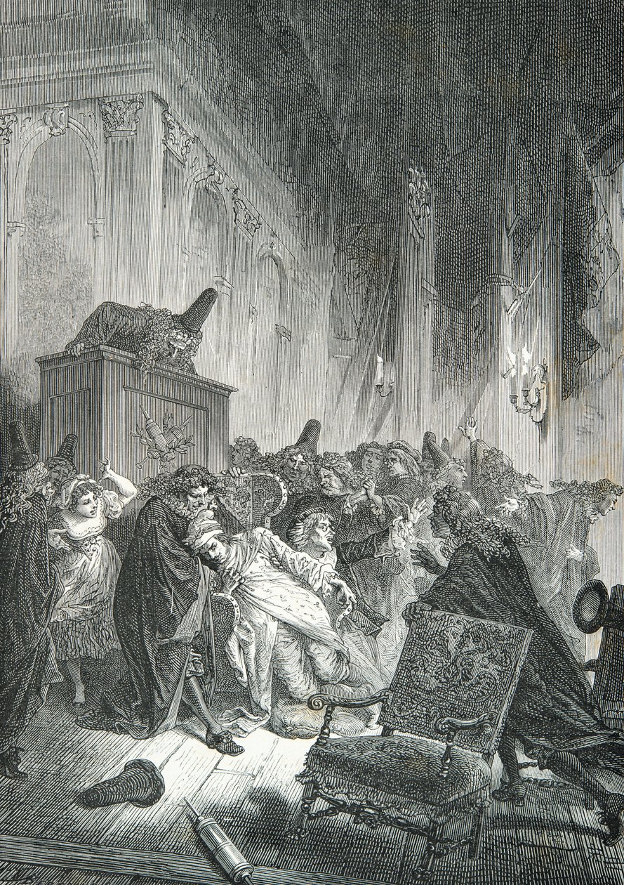 Death of Moliere by Alphonse Marie de Neuville