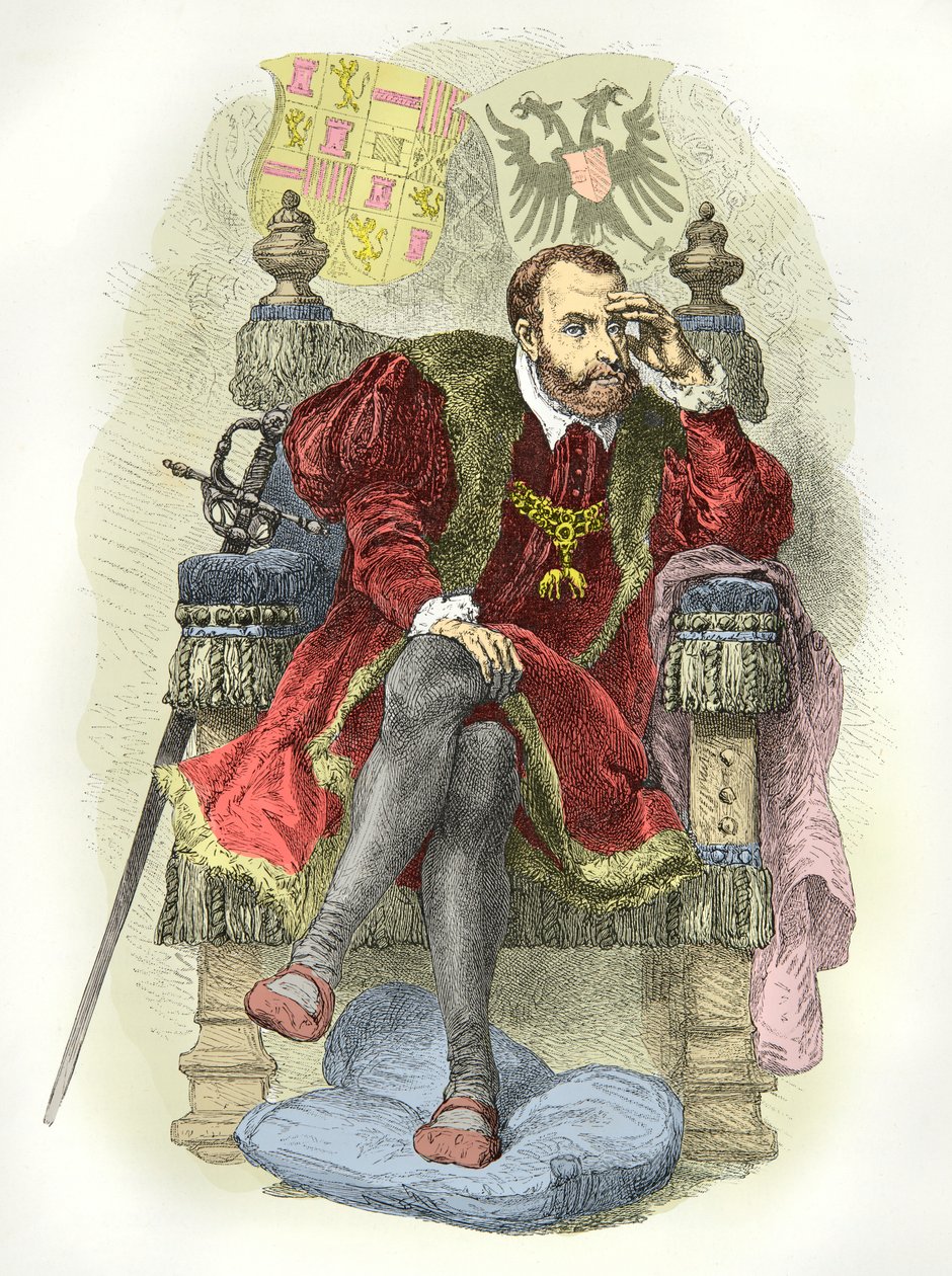 Portrait of Charles V by Alphonse Marie de Neuville
