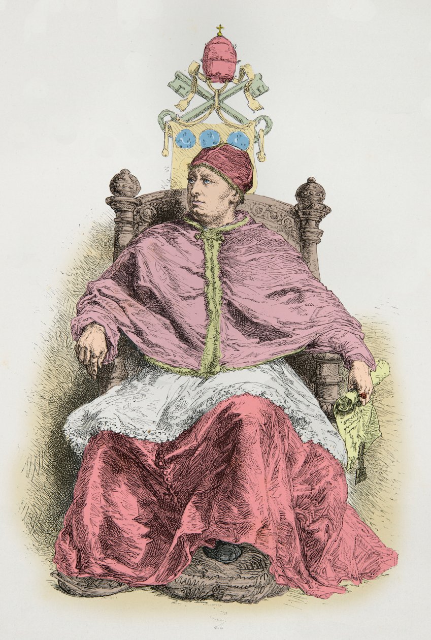 Portrait of Leo X by Alphonse Marie de Neuville