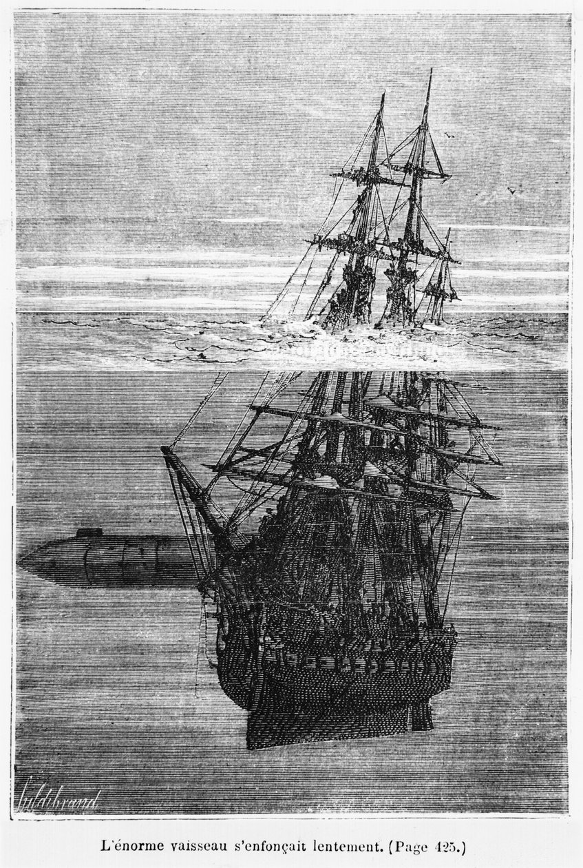 The Nautilus, illustration from 
