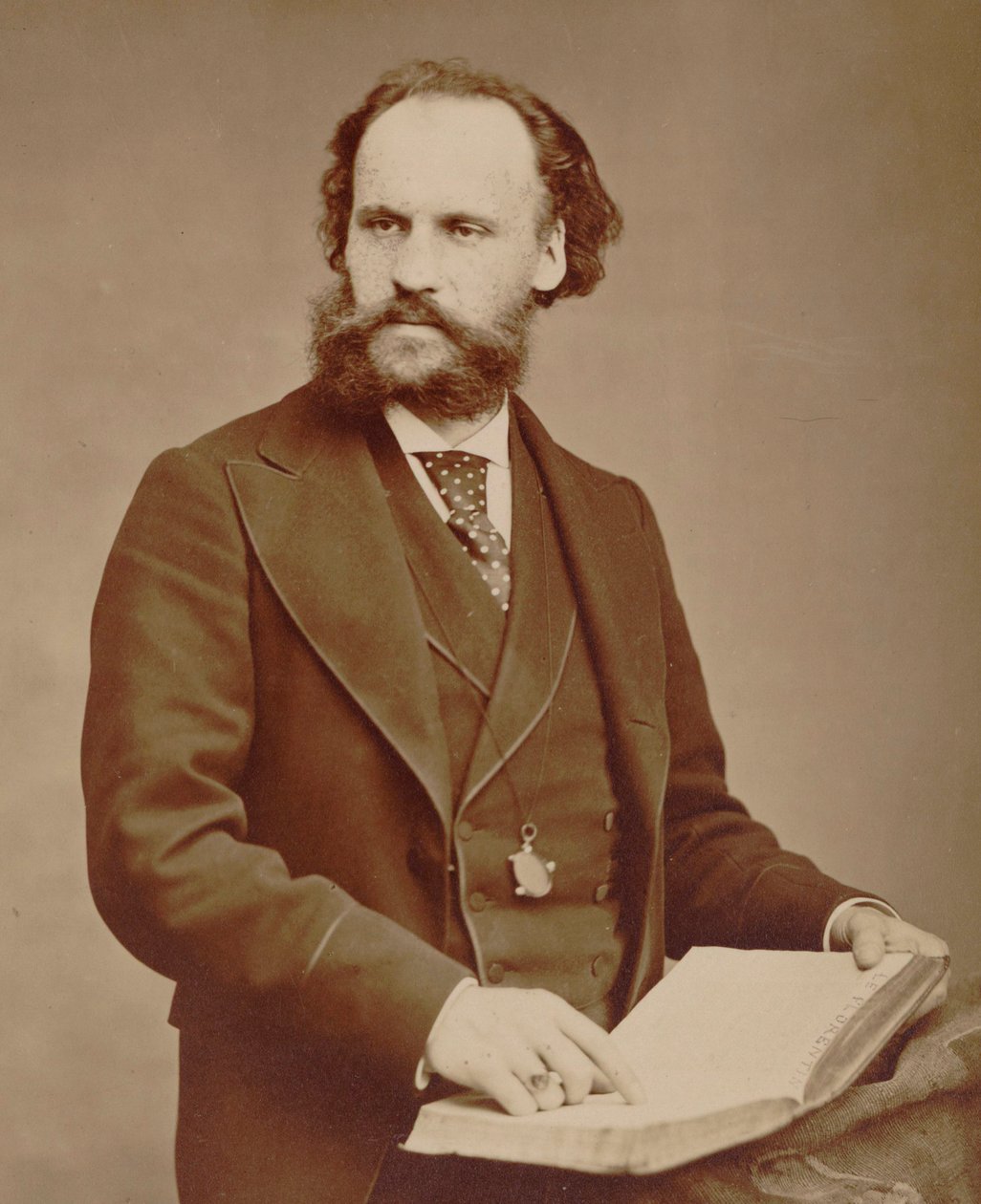 Portrait of the Composer Charles Lenepveu, 1875 by Alphonse Terpereau