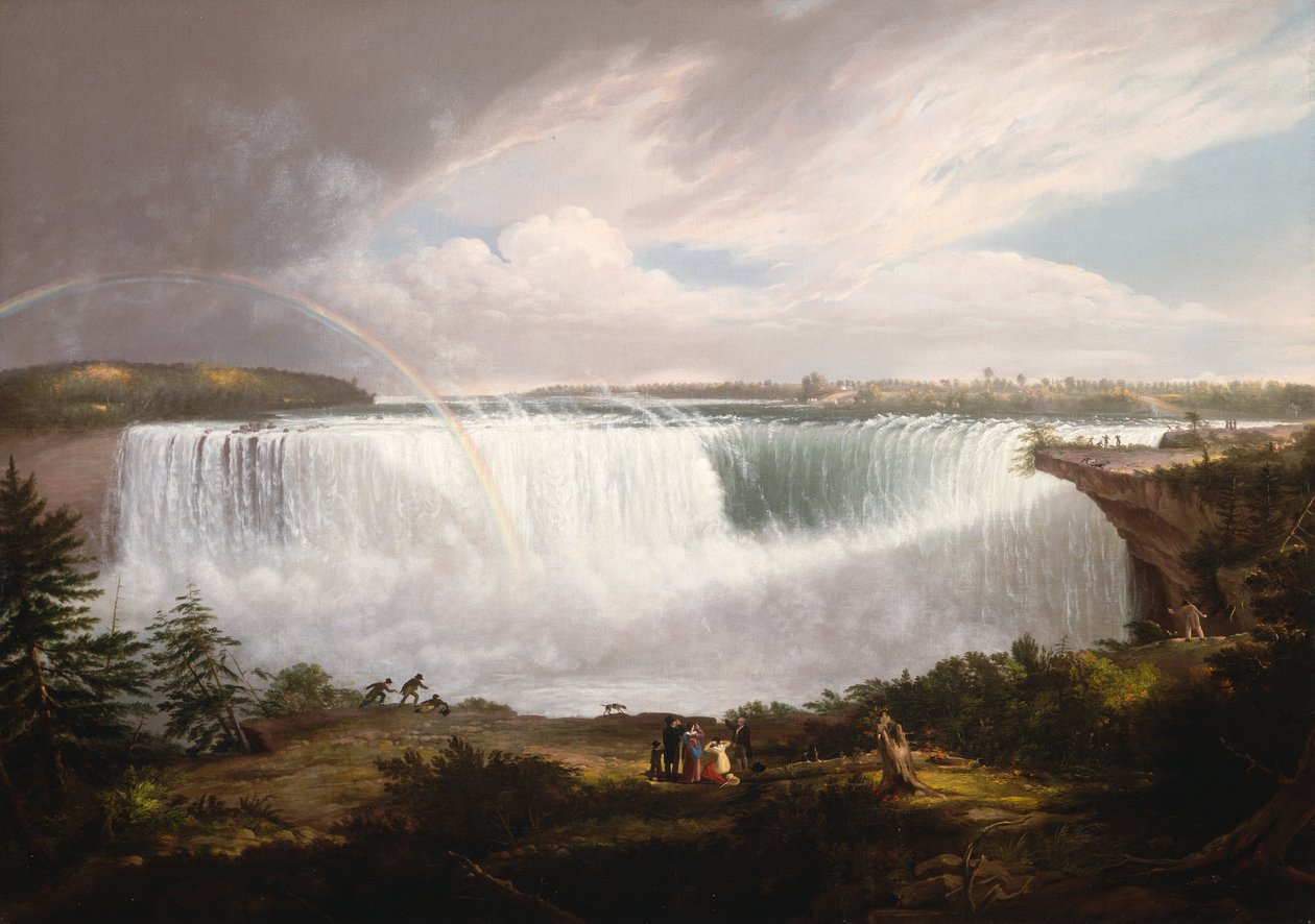 The Great Horseshoe Fall, Niagara, 1820 by Alvan Fisher