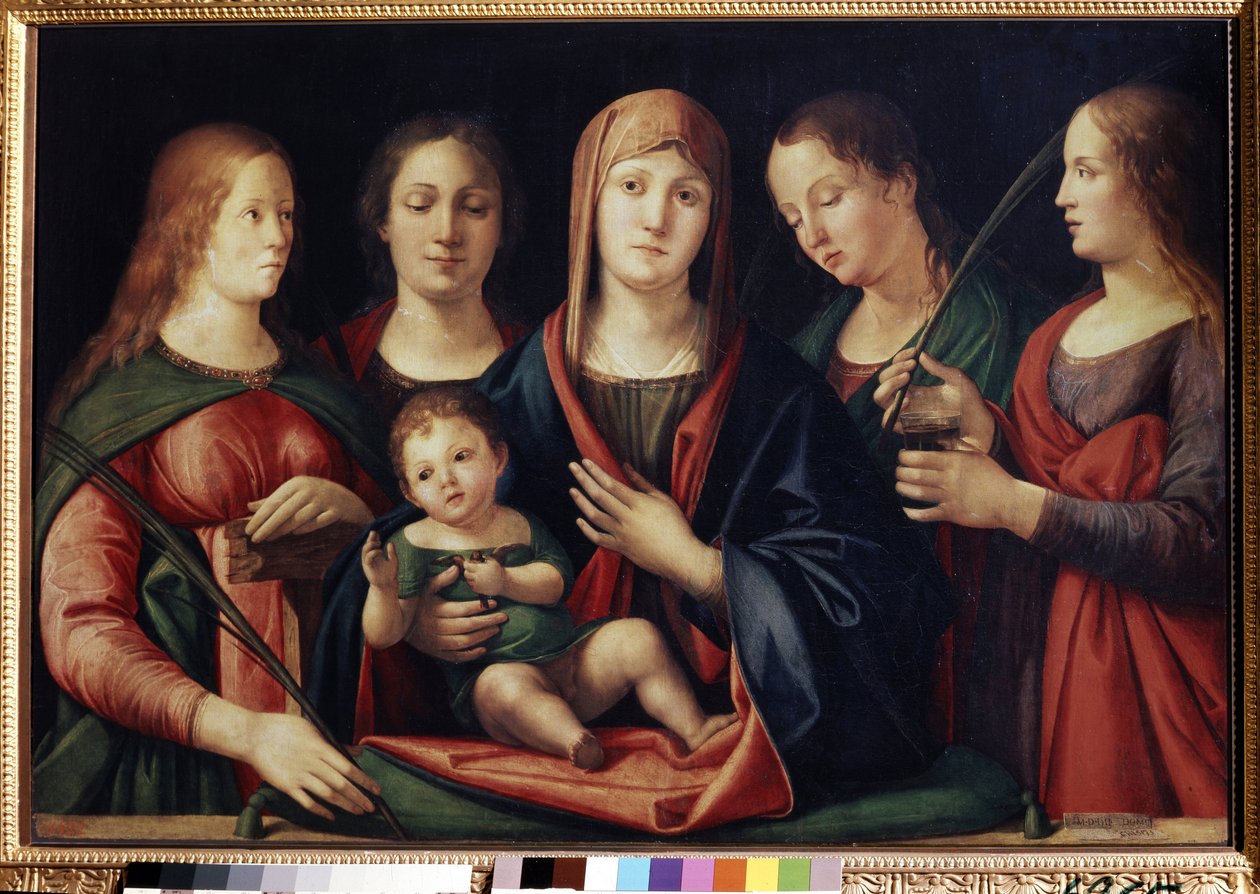 Madonna and the Child with Mary Magdalen, Saint Catherine and Two Saints