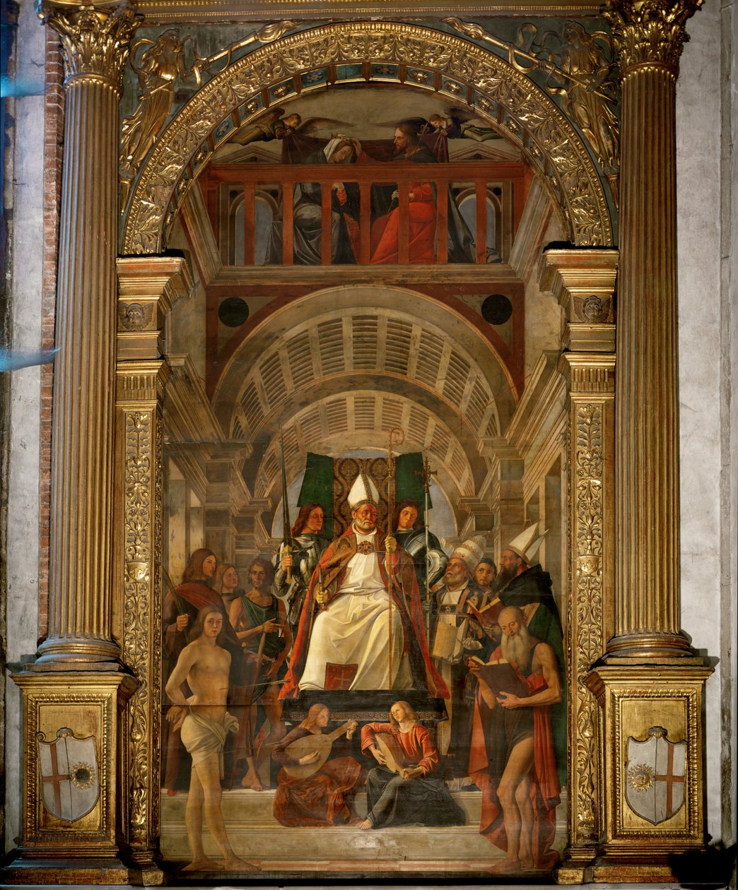 Saint Ambrose, Patron Saint of Milan by Alvise Vivarini
