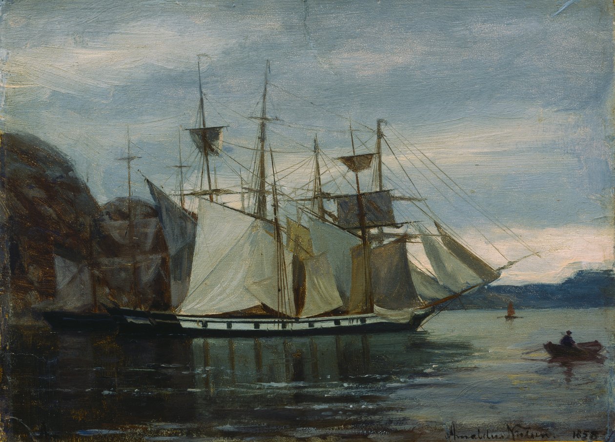 Kleven, Mandal by Amaldus Nielsen