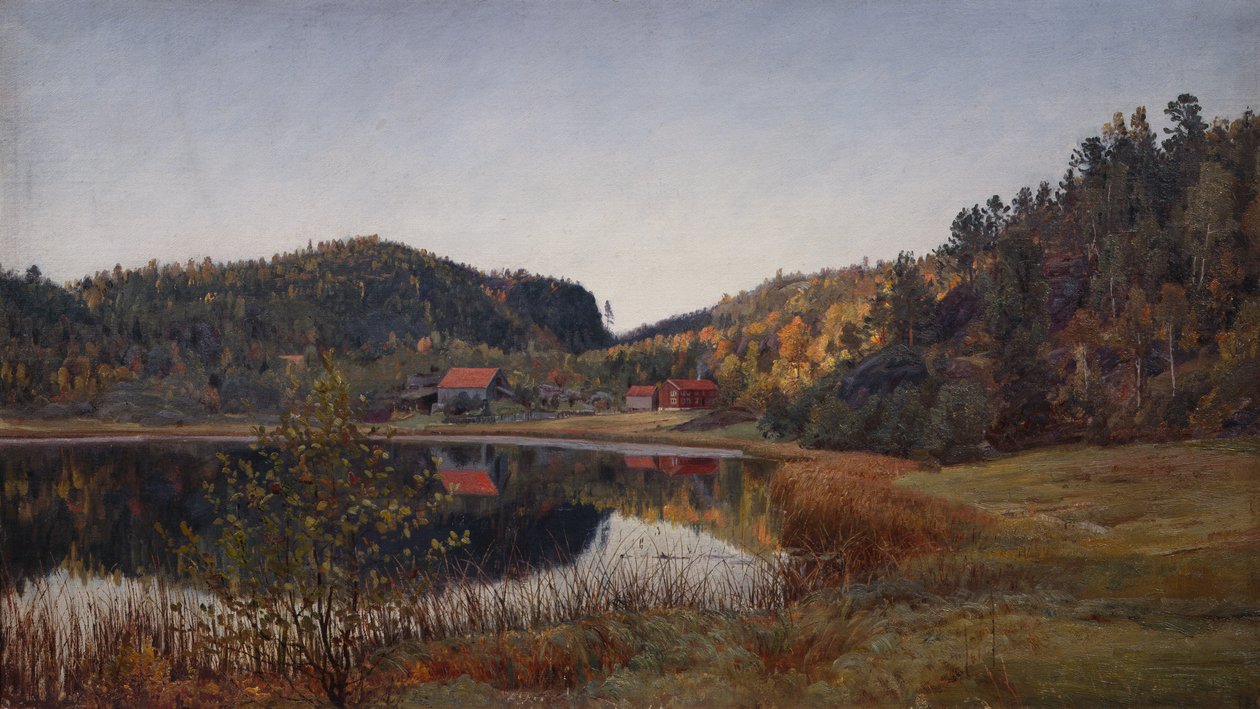 Trom Tjenndalen near Risør by Amaldus Nielsen