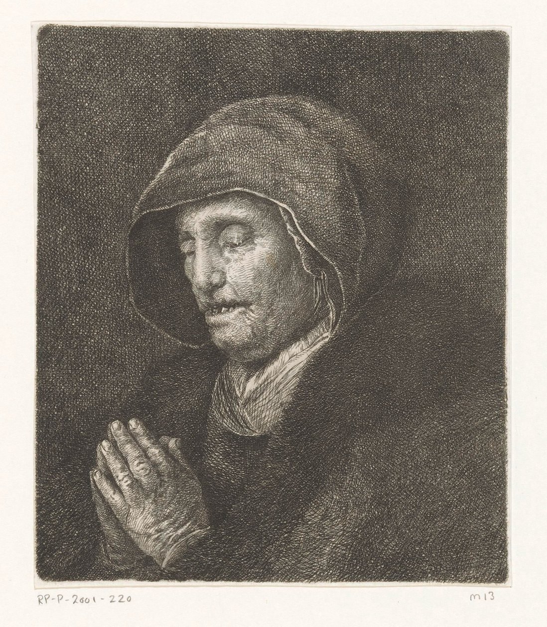 Praying Old Woman (Rembrandt