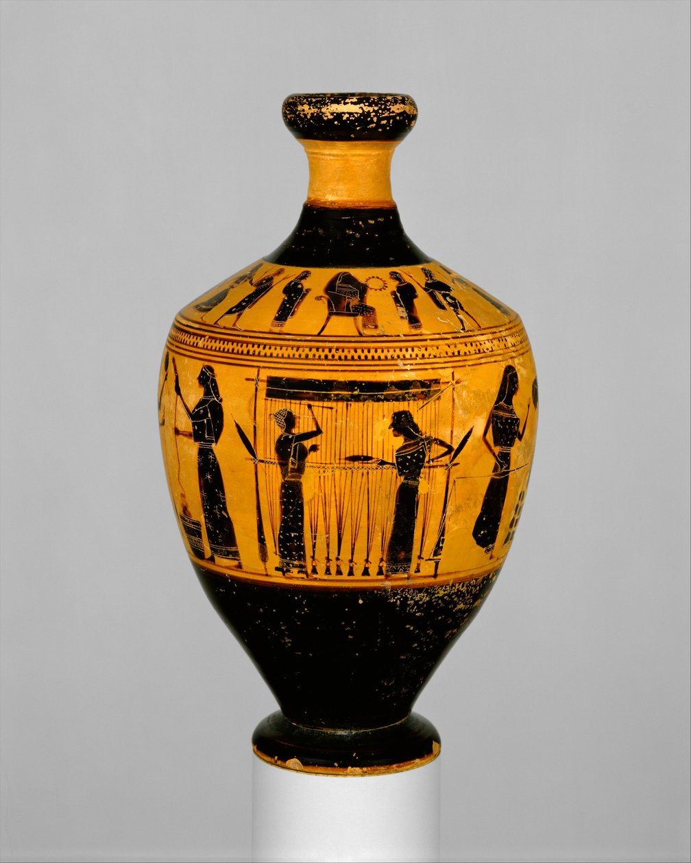 Lekythos, c.550-530 BC by Amasis Painter