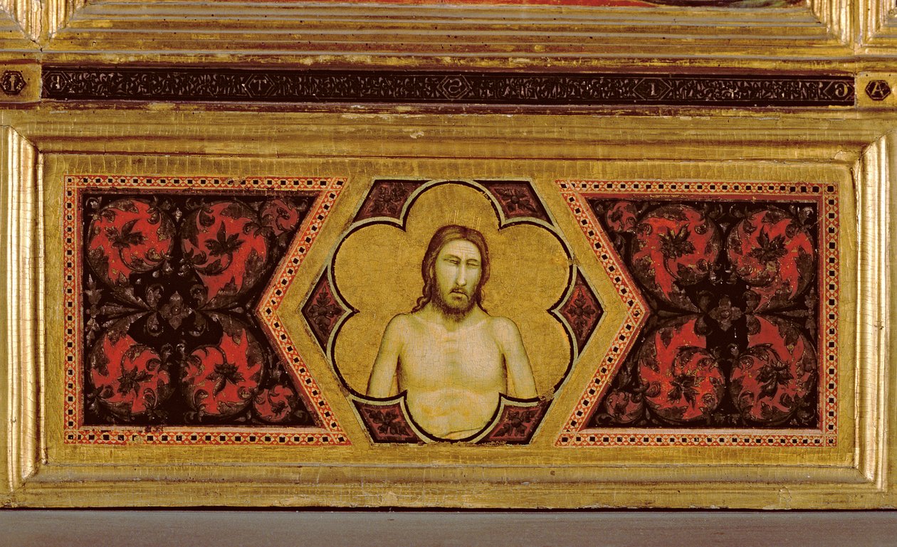Wounded Christ from the Coronation of the Virgin Polyptych by Ambrogio Bondone Giotto