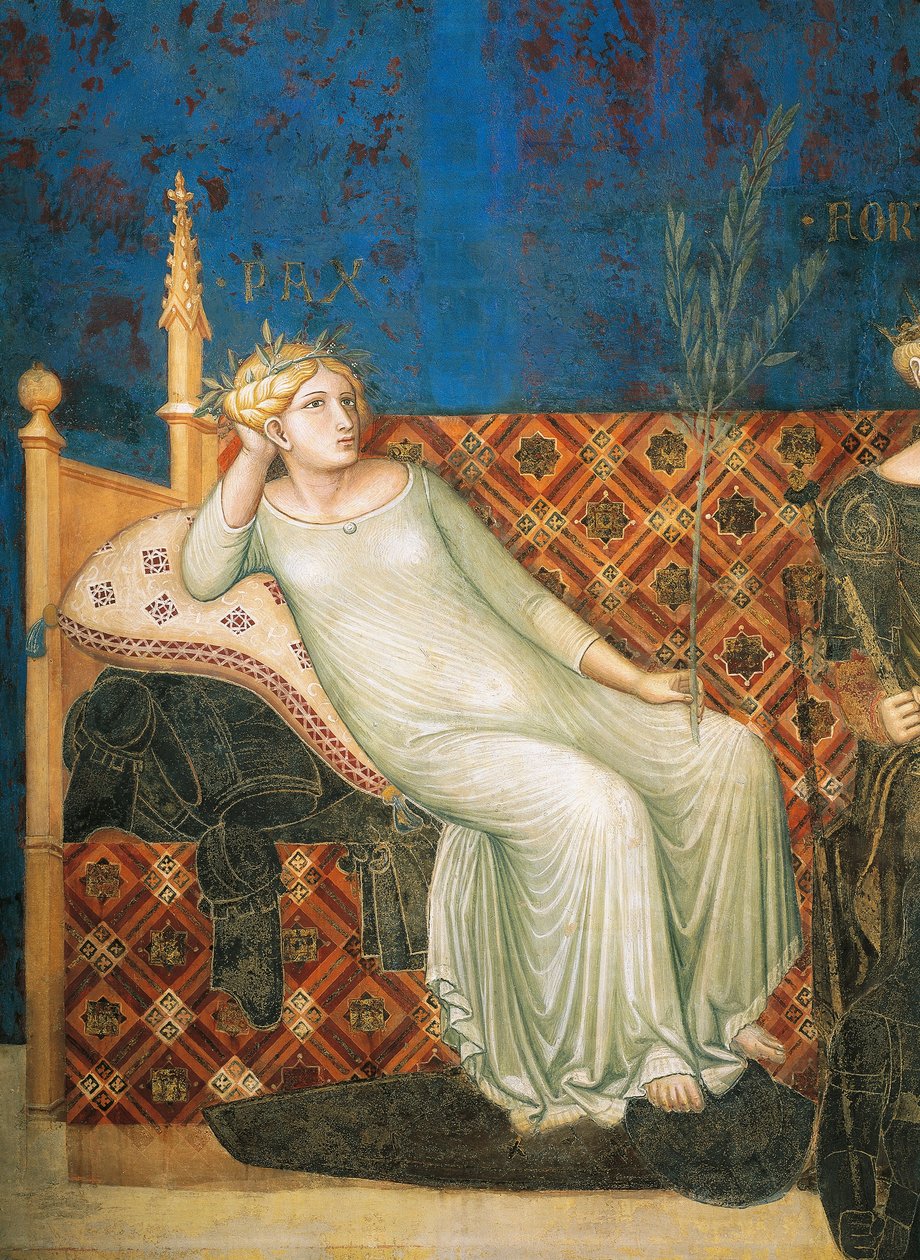 Peace (detail) by Ambrogio Lorenzetti