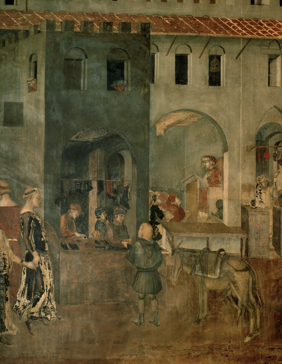 Life in Town by Ambrogio Lorenzetti