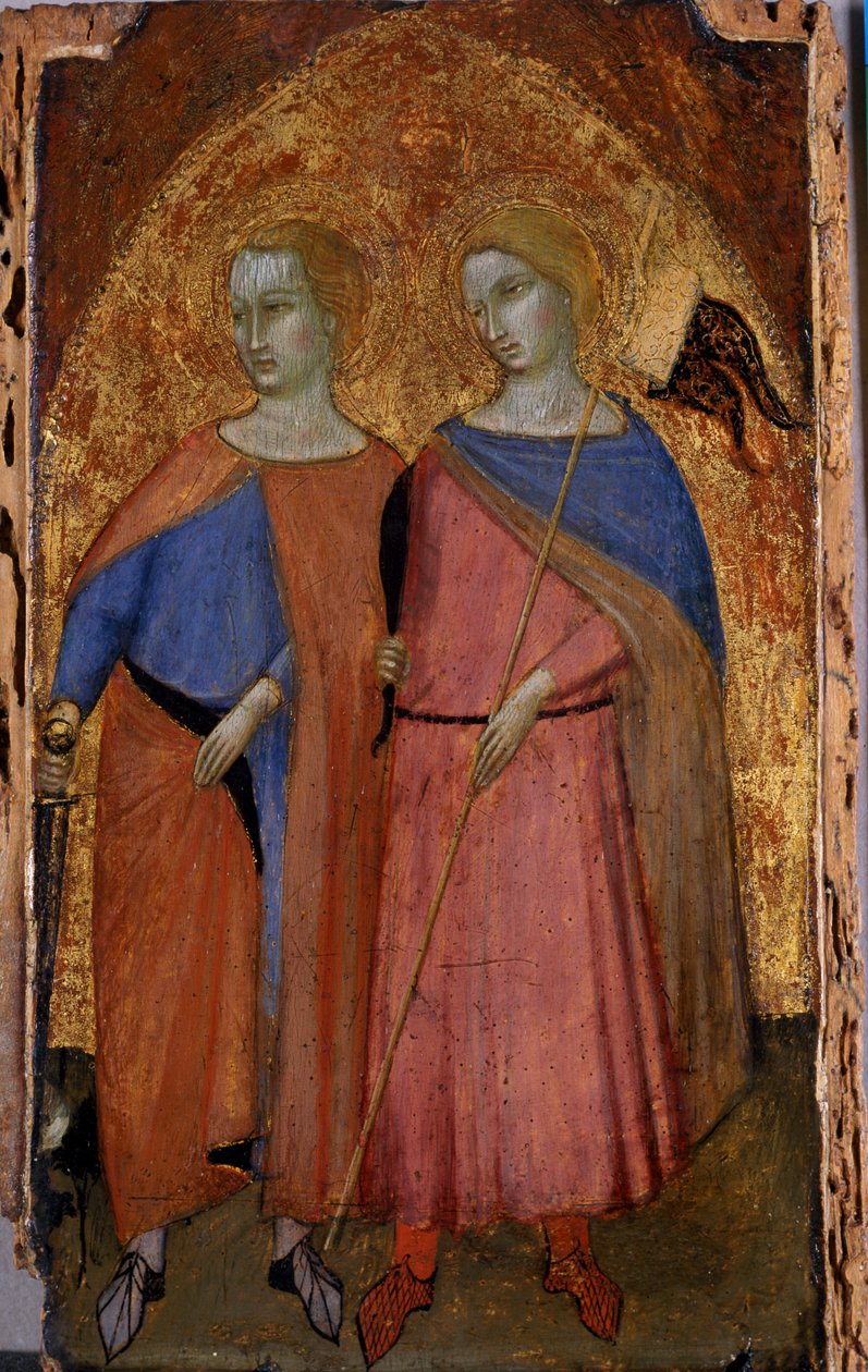 Saints Galganus and Ansanus by Ambrogio Lorenzetti