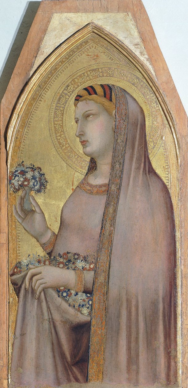 St Dorothea, detail by Ambrogio Lorenzetti