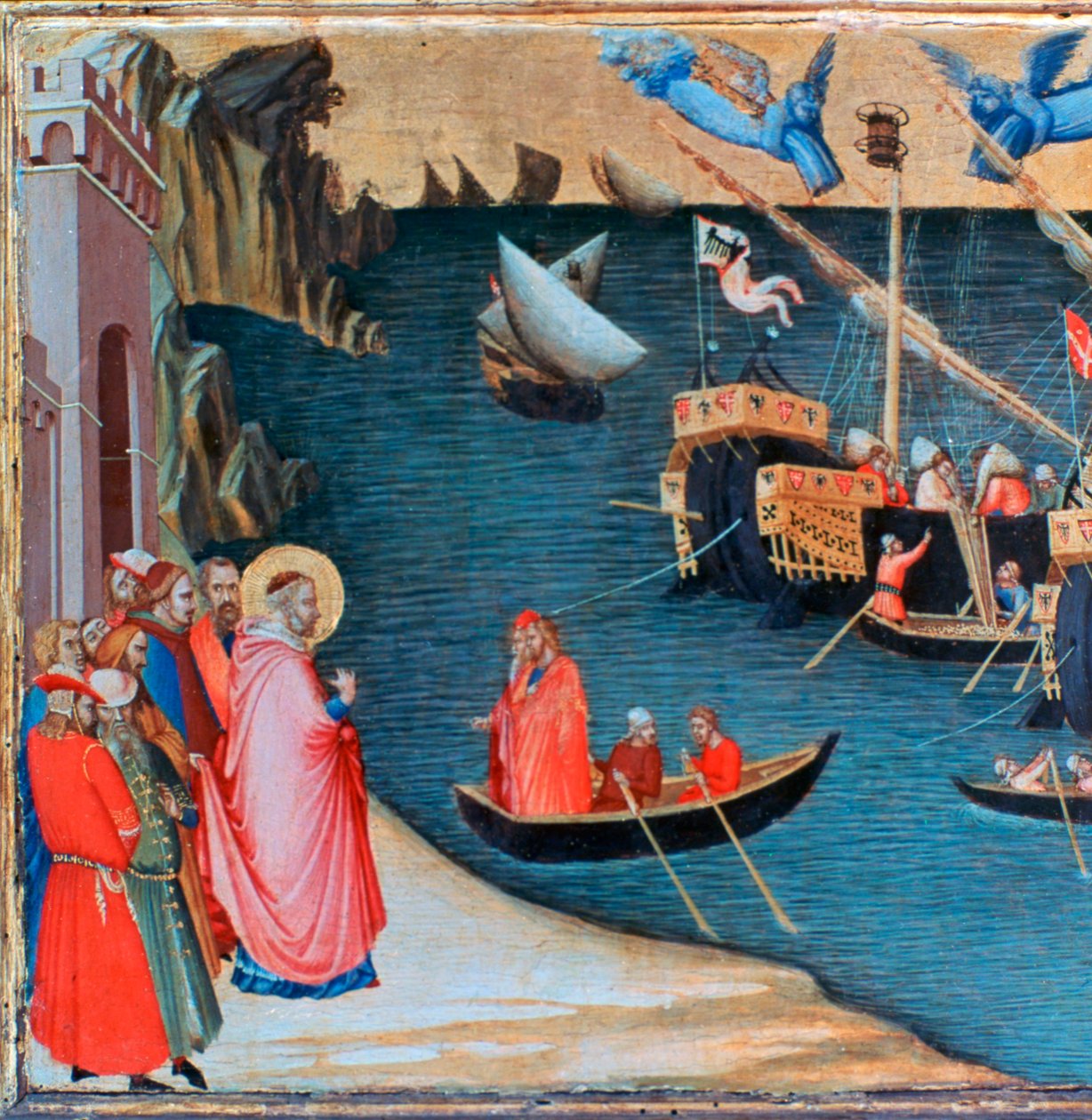 St Nicholas Saves Mira from Famine by Ambrogio Lorenzetti