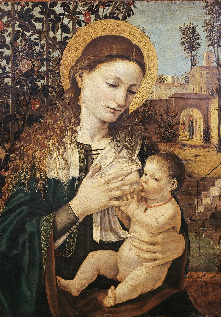 Madonna del Latte by Ambrogio da Fossano (c.1460 1523)