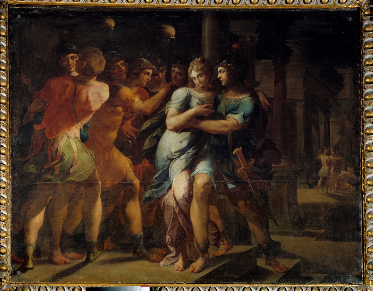 The Abduction of Chariclea by Theagenes by Ambroise Dubois