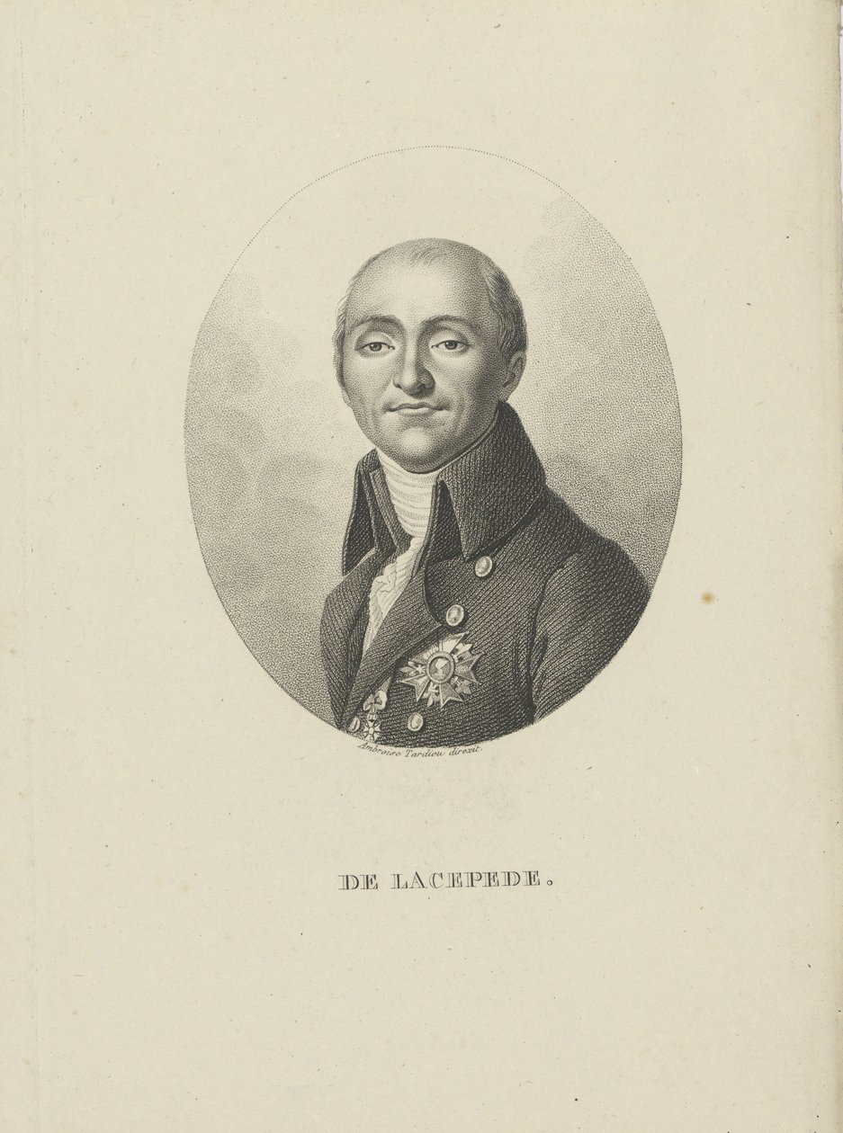 Bernard-Germain-Etienne de la Ville-sur-Illon, comte de Lacépède, c. 1810 by Ambroise Tardieu