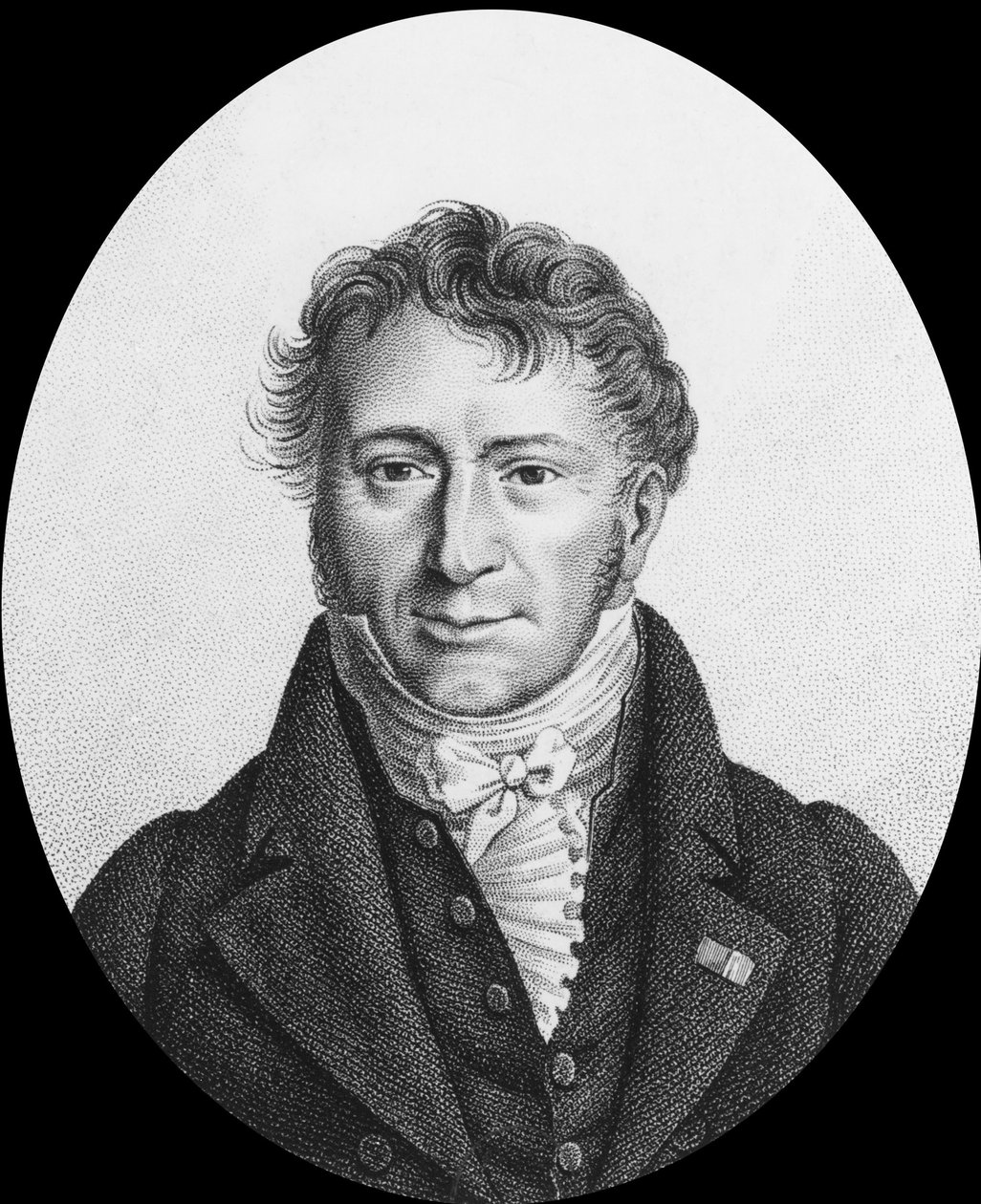 Edouard Bignon, deputy of Eure department (engraving) by Ambroise Tardieu