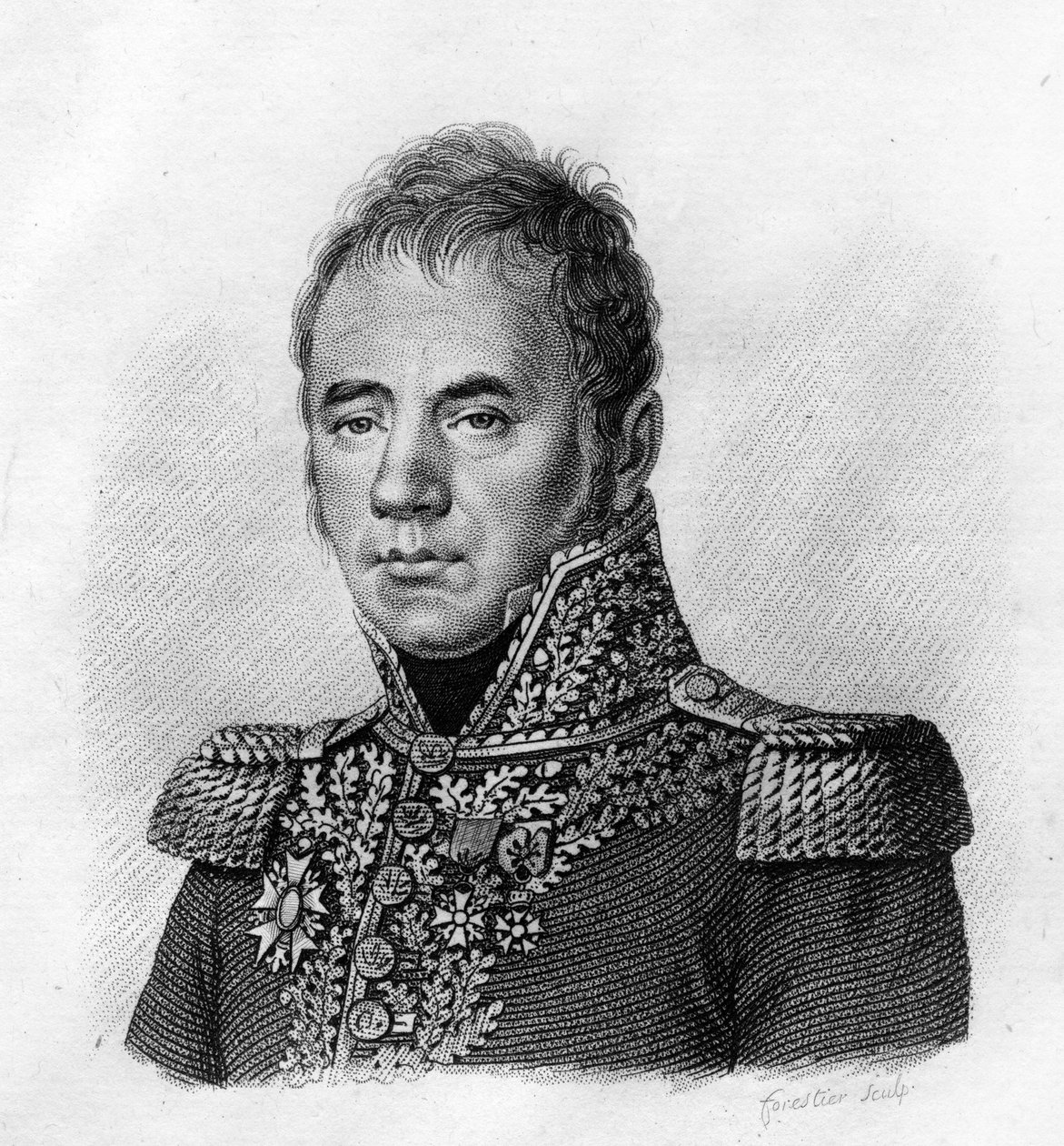 Pierre Joseph Habert (1773-1825). Engraved by Ambroise Tardieu in 1818. Stella Collection. by Ambroise Tardieu
