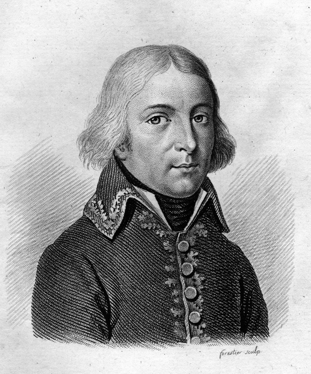 Portrait of Elzeard Auguste Cousin de Dommartin by Ambroise Tardieu