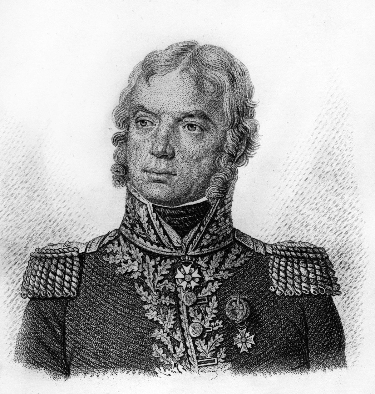 Portrait of Francois Etienne Damas, general francais (1764-1828) - in 