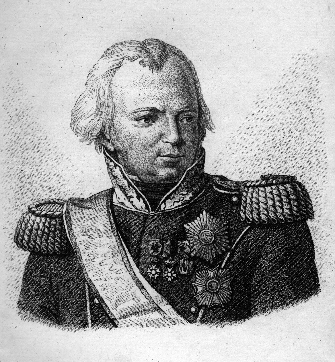 Portrait of Jean Ambroise Baston de Lariboisière. by Ambroise Tardieu