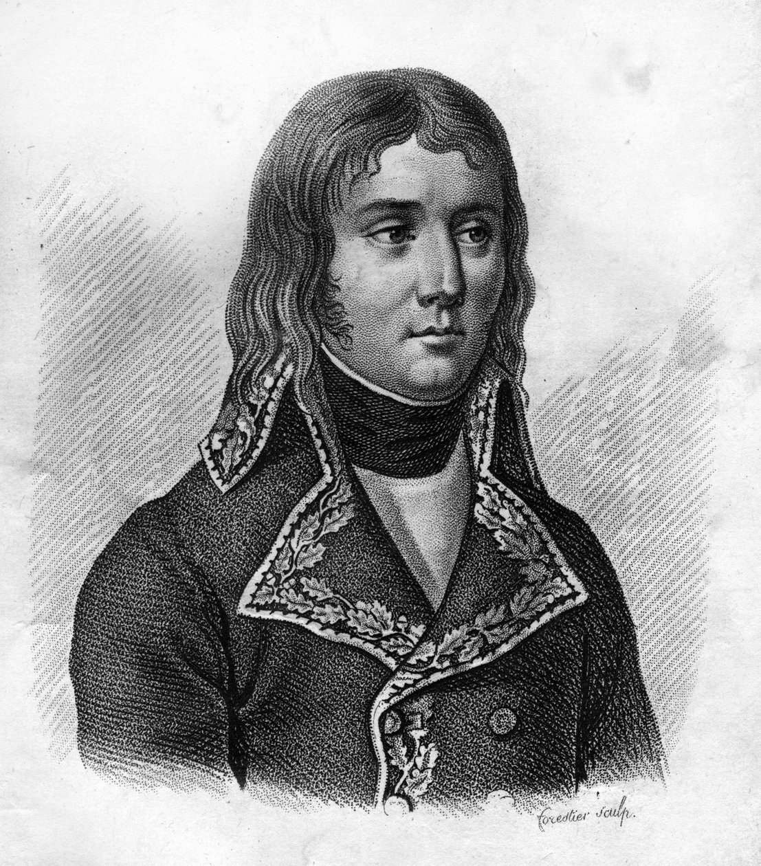 General Jean-Charles Abbatucci (1770-1796). Engraved by Ambroise Tardieu in 1818. Stella Collection by Ambroise Tardieu