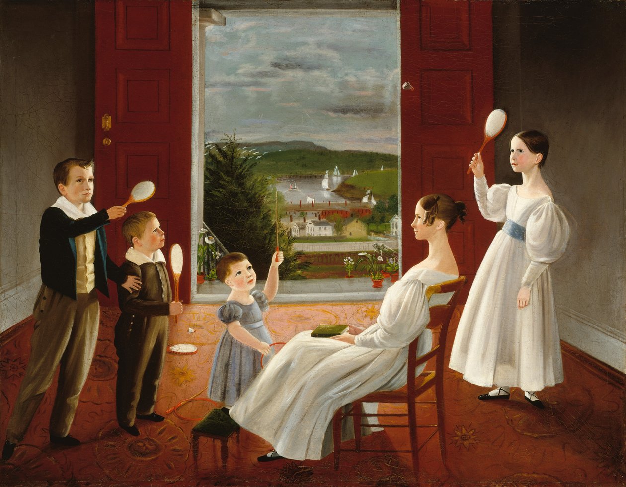 The Children of Nathan Starr, 1835 by Ambrose Andrews