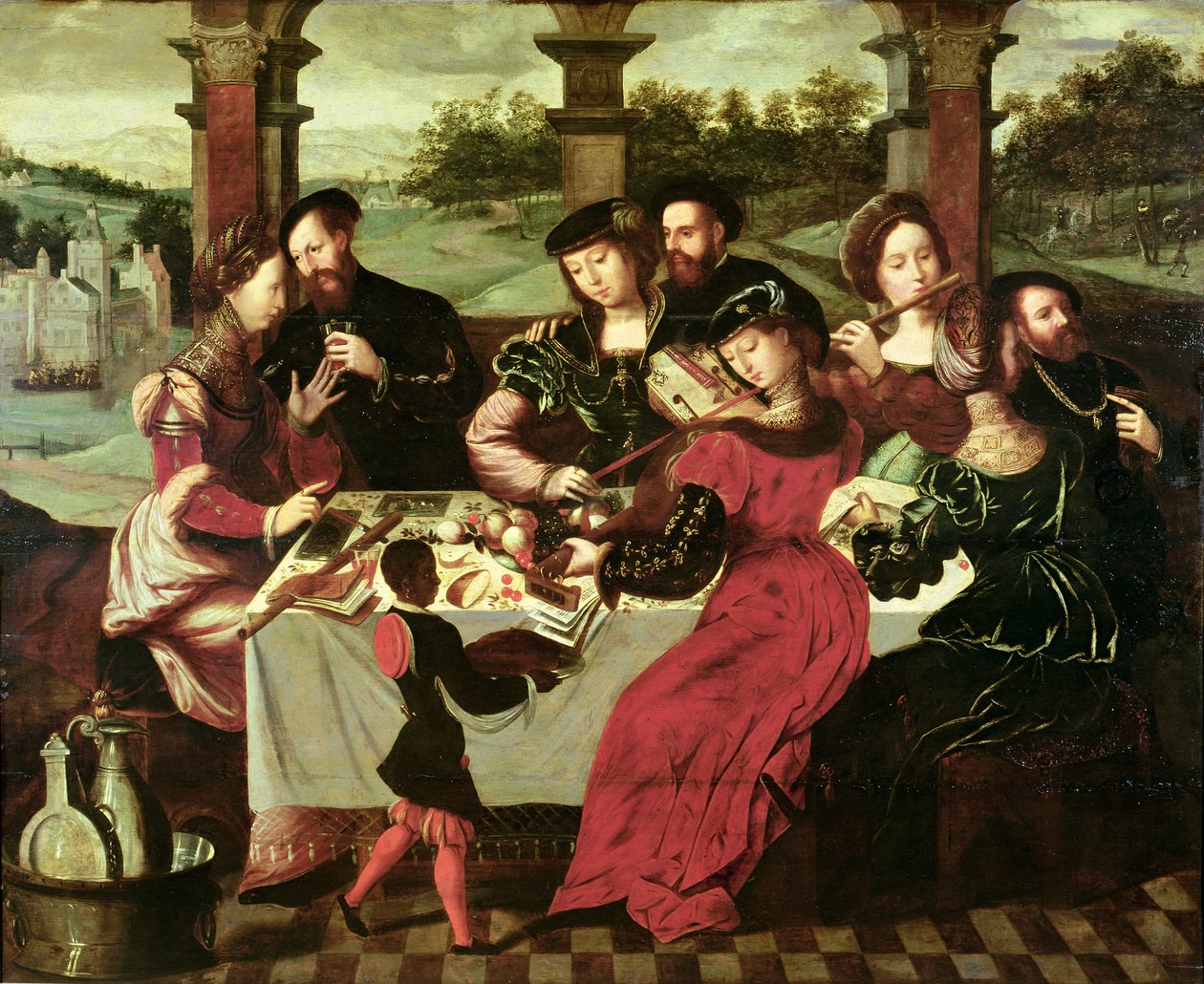 The Concert after the Meal by Ambrosius Benson