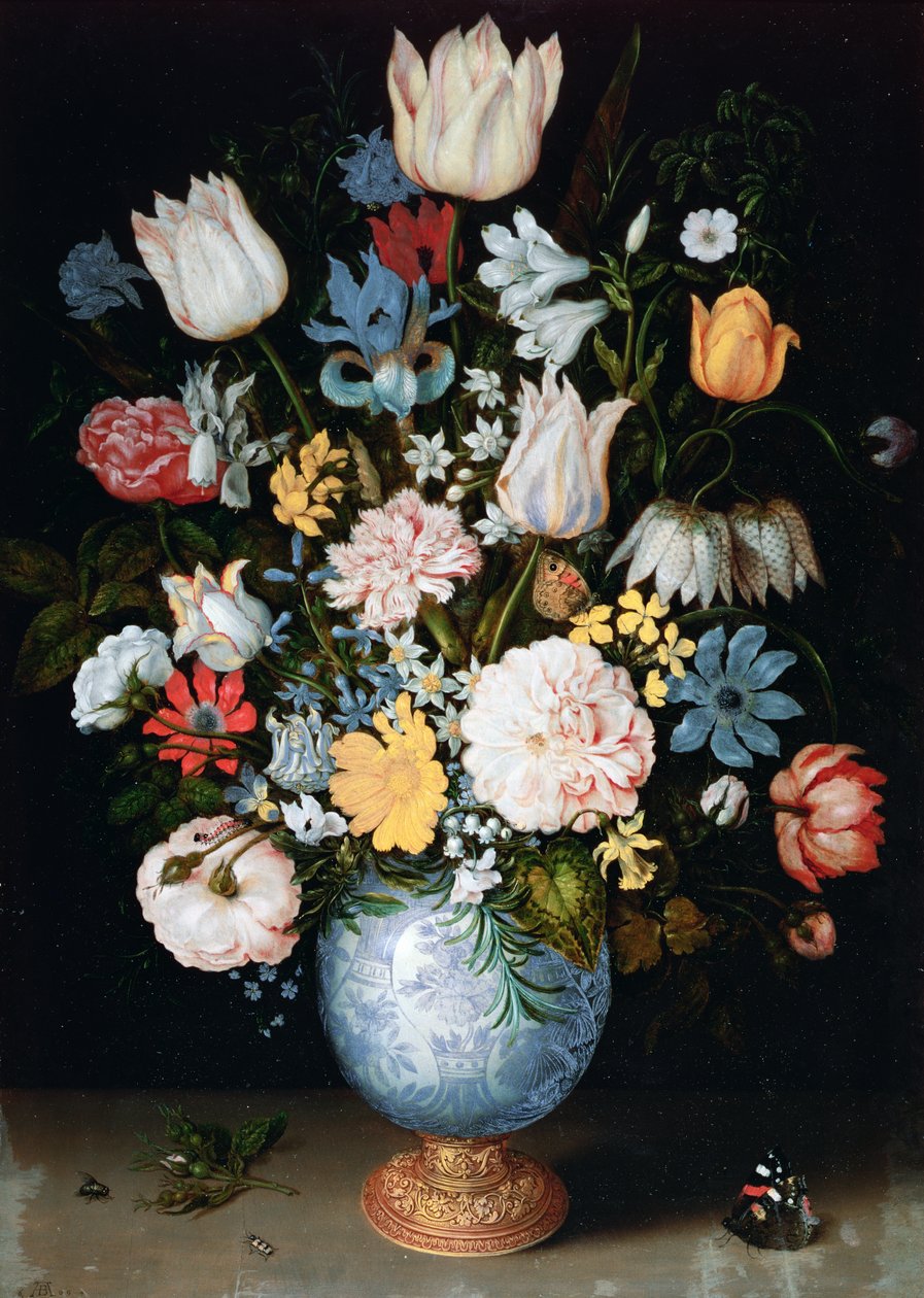 Bouquet of Flowers by Ambrosius the Elder Bosschaert