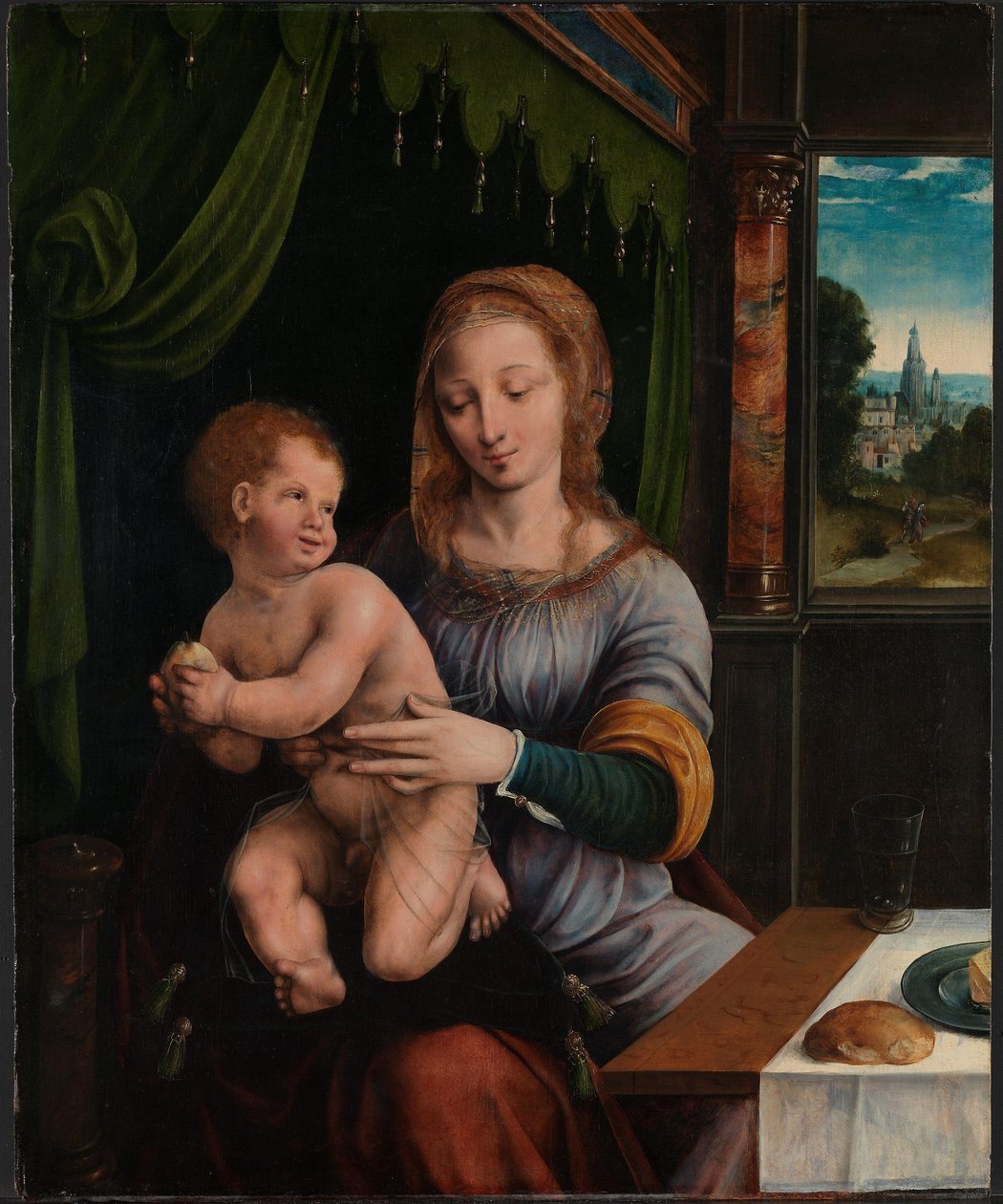 Madonna and Child by Ambrosius (attr. to) Benson