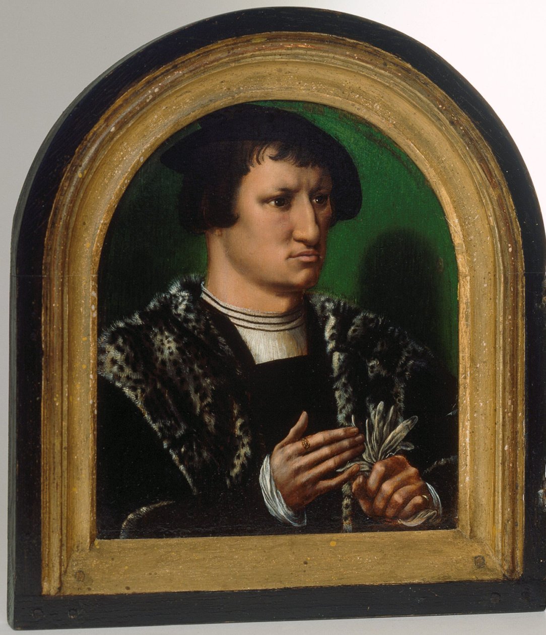 Portraits of Cornelius Duplicius de Scheppere and His Wife Elizabeth Donche by Ambrosius Benson