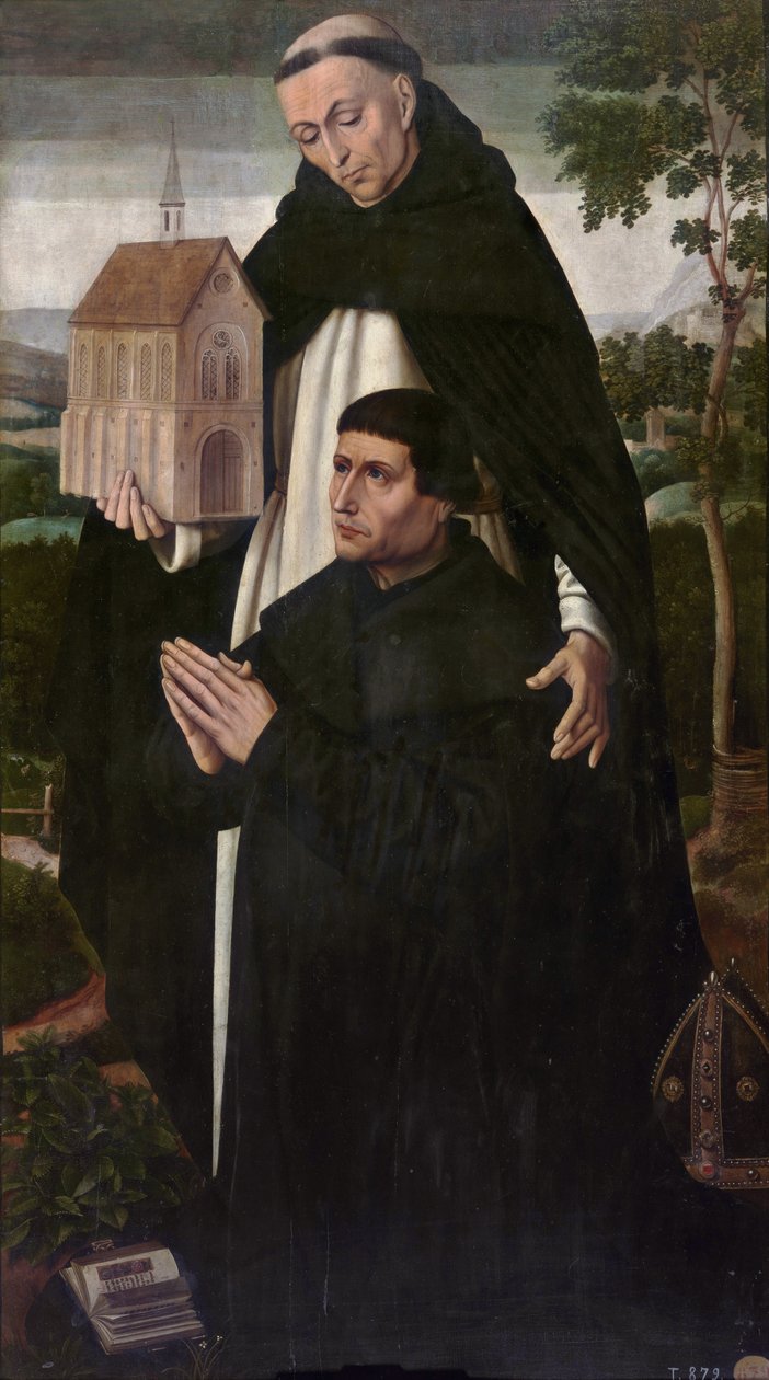 Saint Thomas Aquinas and a Donor by Ambrosius Benson