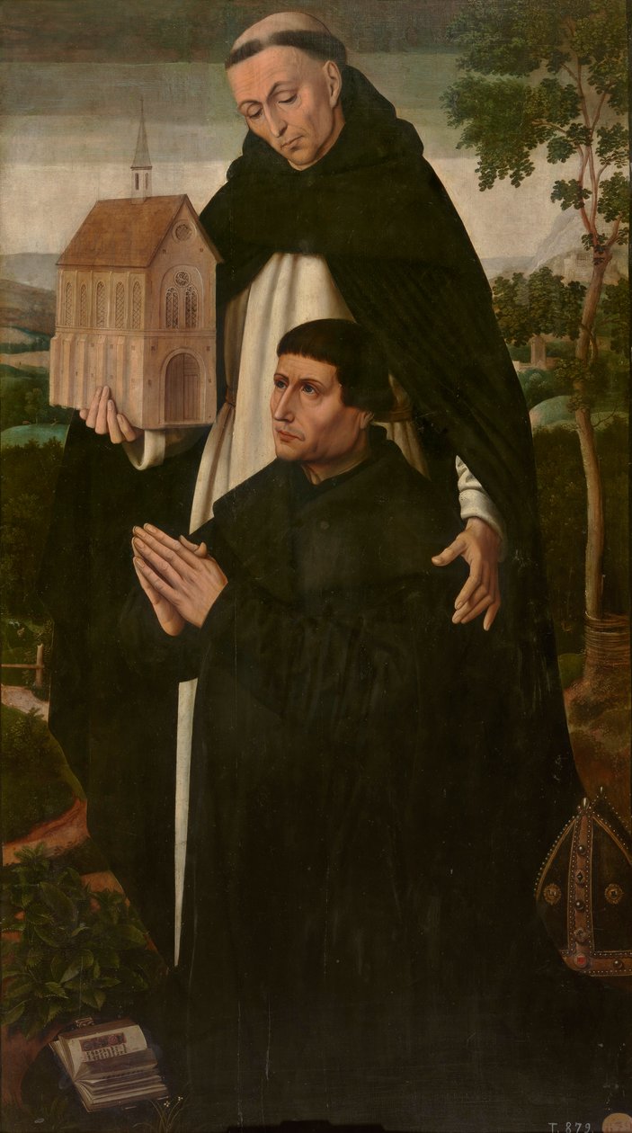 Saint Thomas and a Donor by Ambrosius Benson