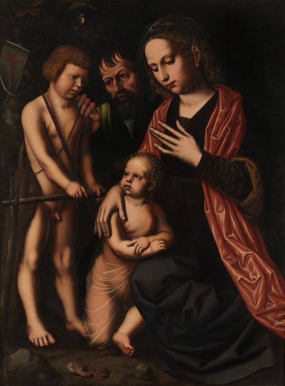 The Holy Family and Saint John the Baptist by Ambrosius Benson
