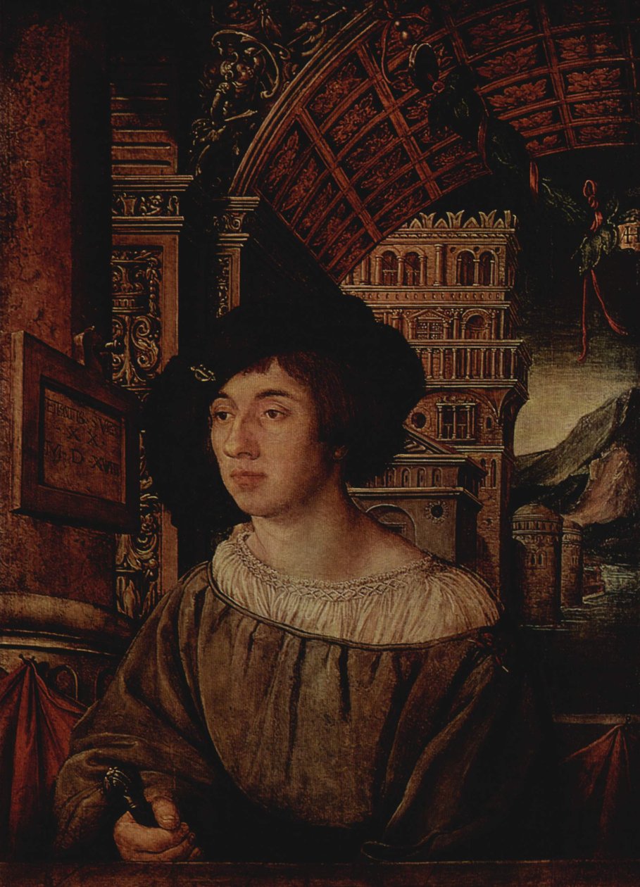 Portrait of a Young Man by Ambrosius Holbein