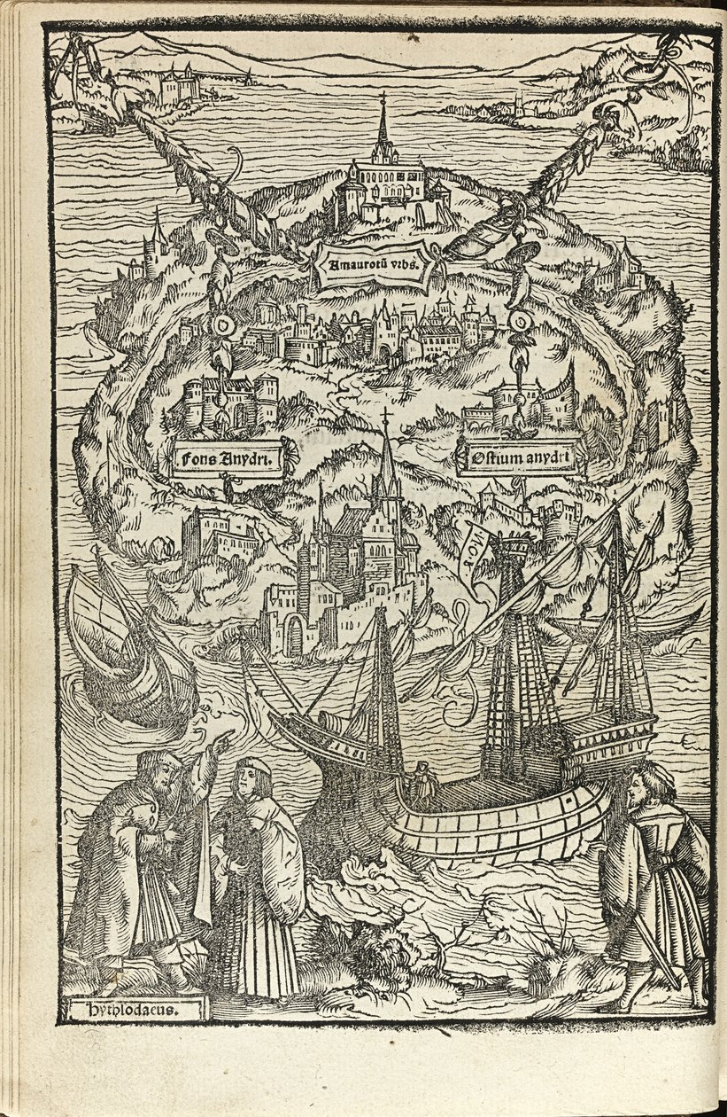 Utopia by Thomas More by Ambrosius Holbein