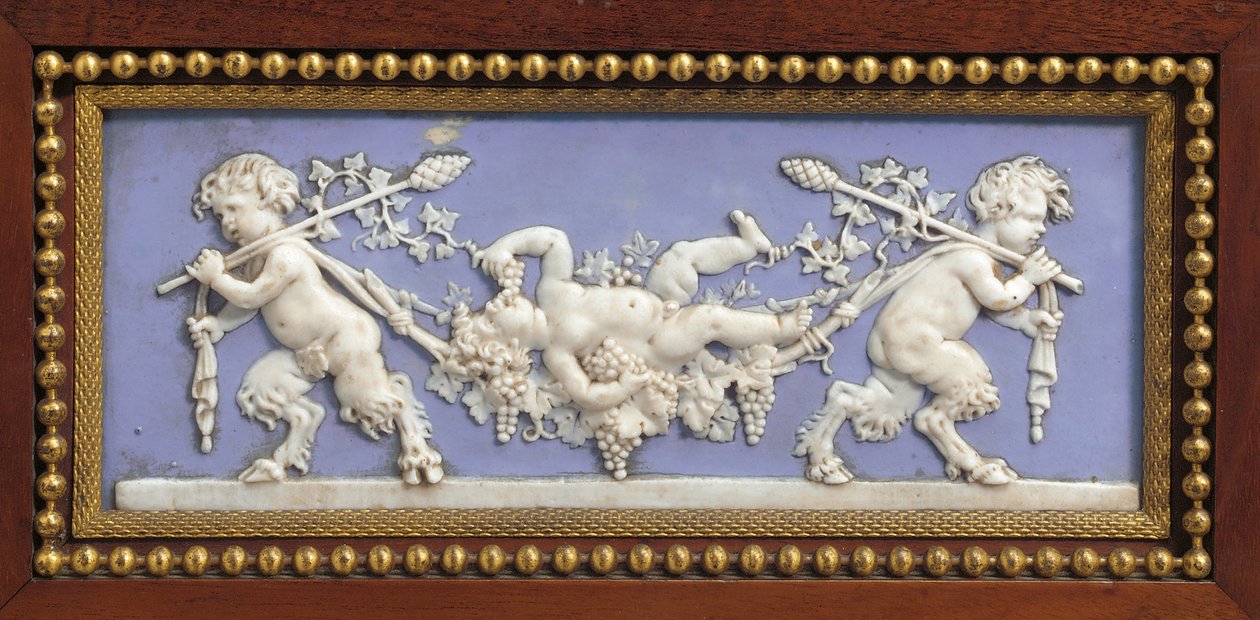 Panel from a Napoleon III Console, in the Manner of Jacob, by Maison Millet, Paris, c.1865 (detail) by Ambrosius the Elder Bosschaert
