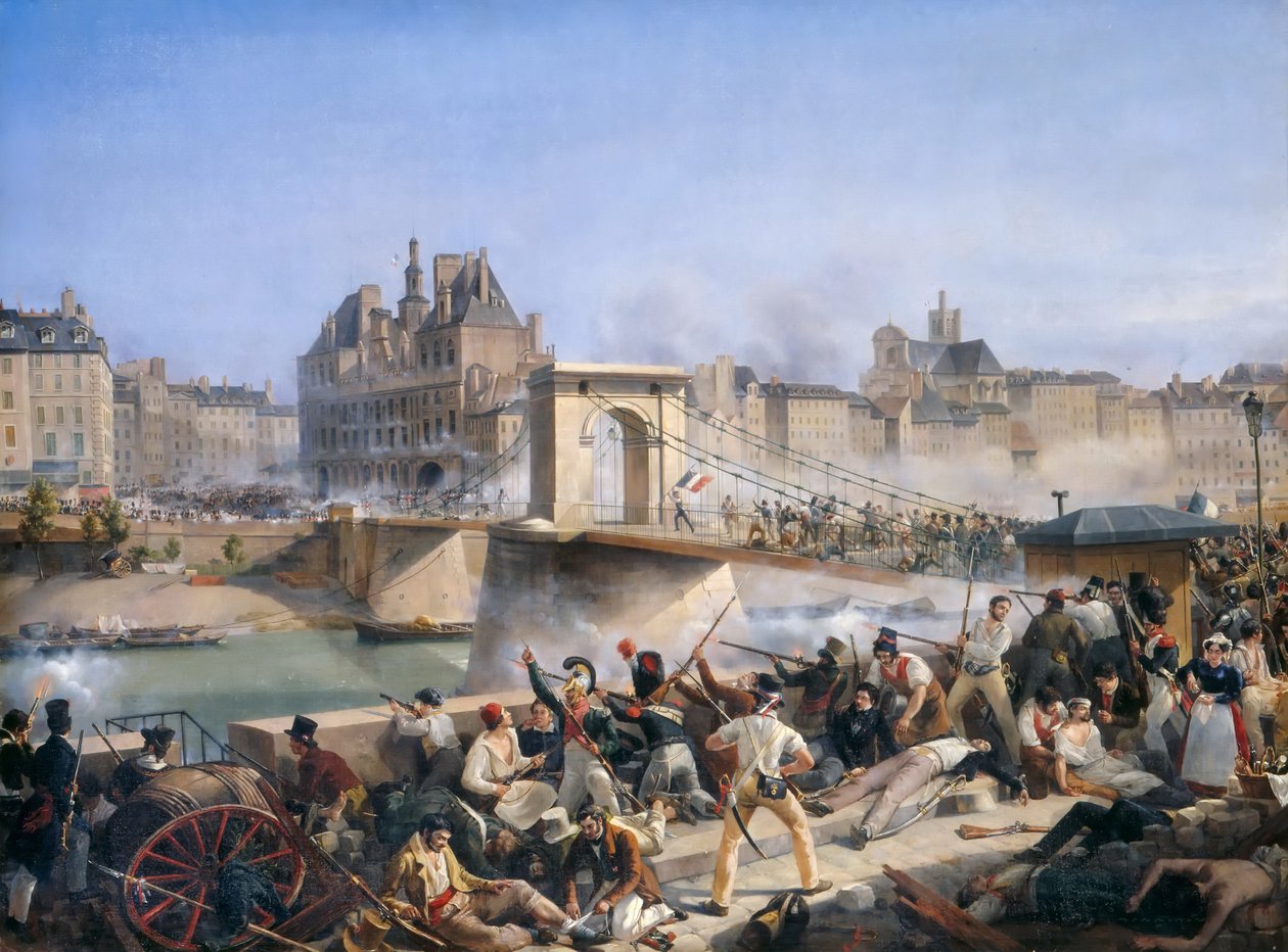 Attack on the Hotel de Ville and Combat on the Pont d