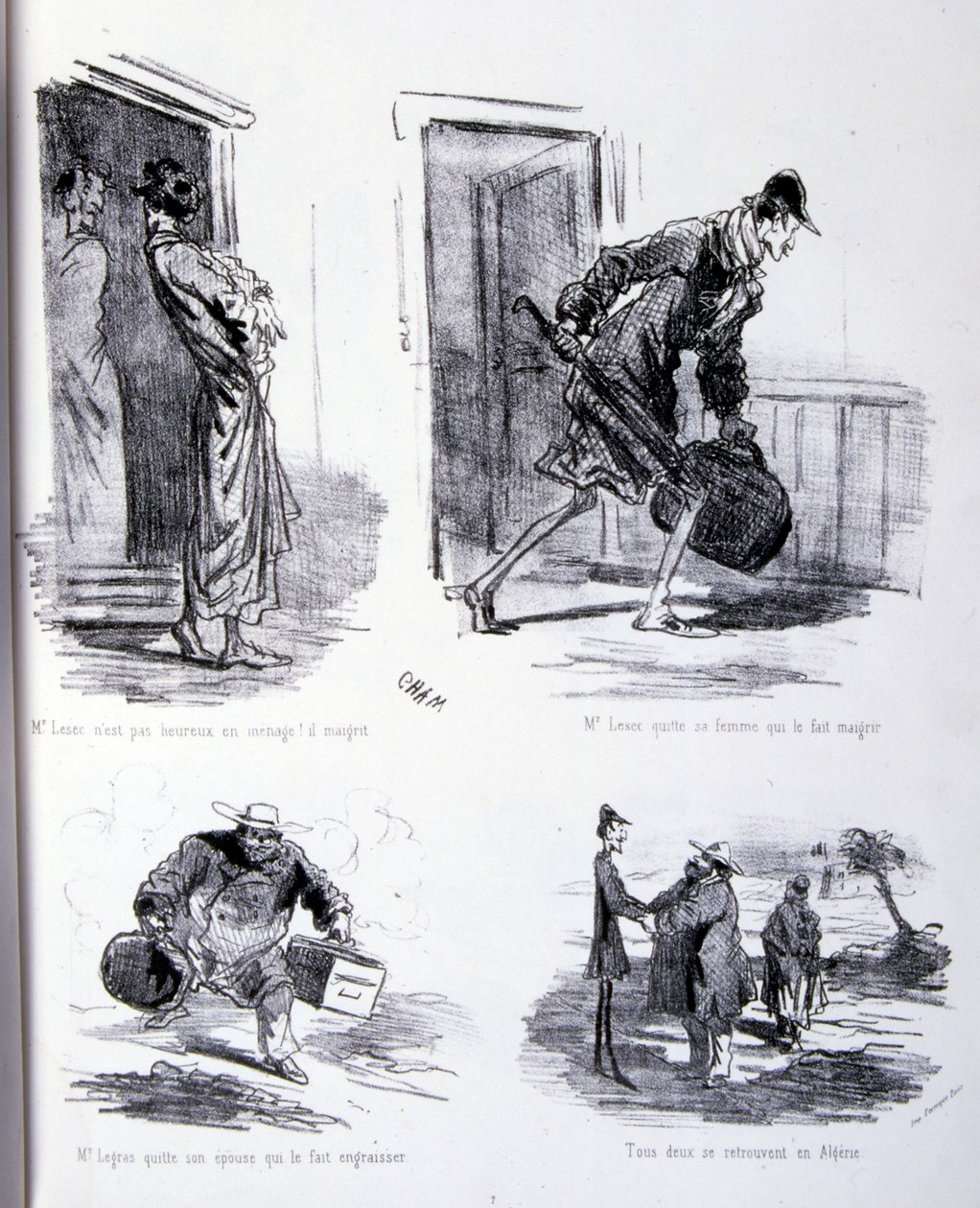Illustration for The Art of Fattening and Losing Weight by Amédée de Noé