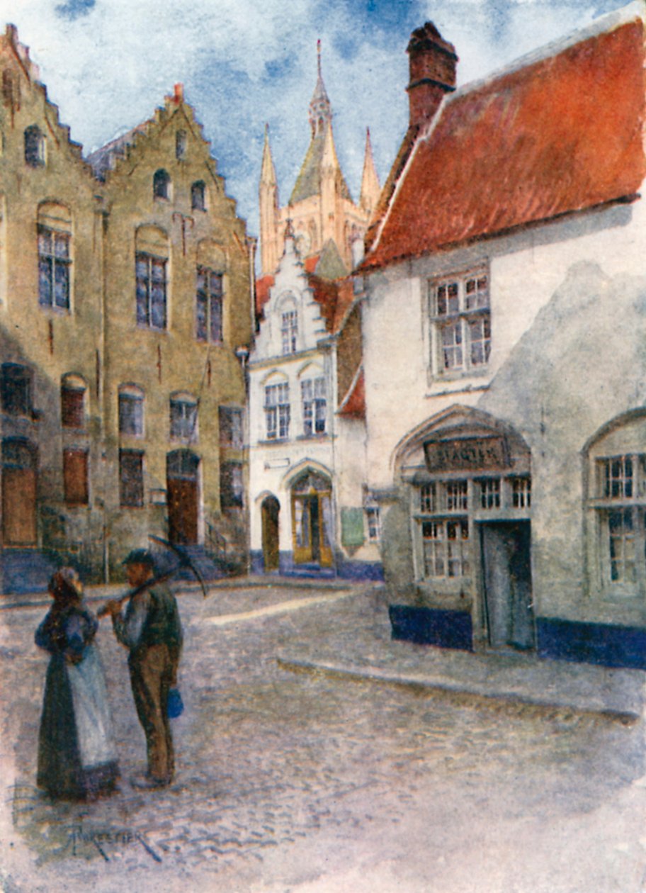 Place du Musee, Ypres by Amedee (after) Forestier