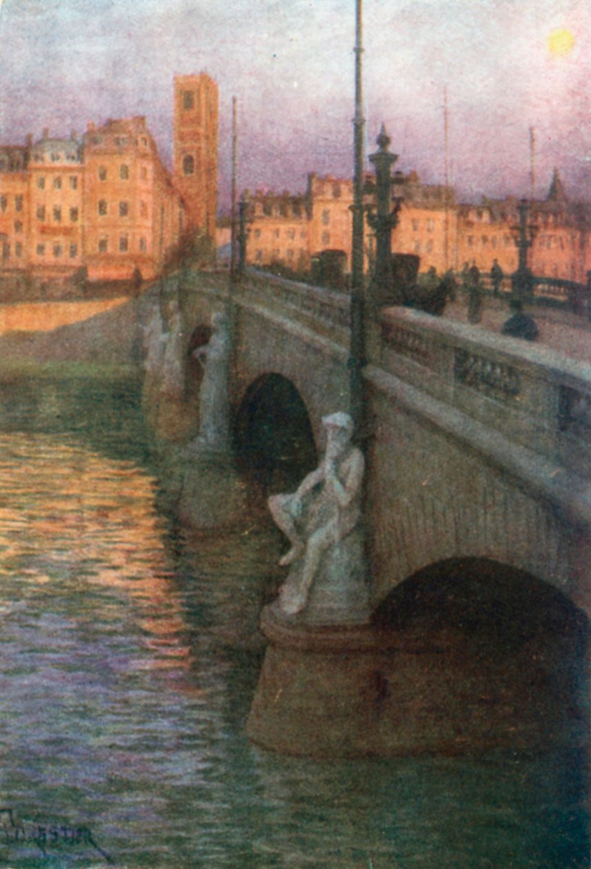 Pont des Arches, Liege by Amedee (after) Forestier