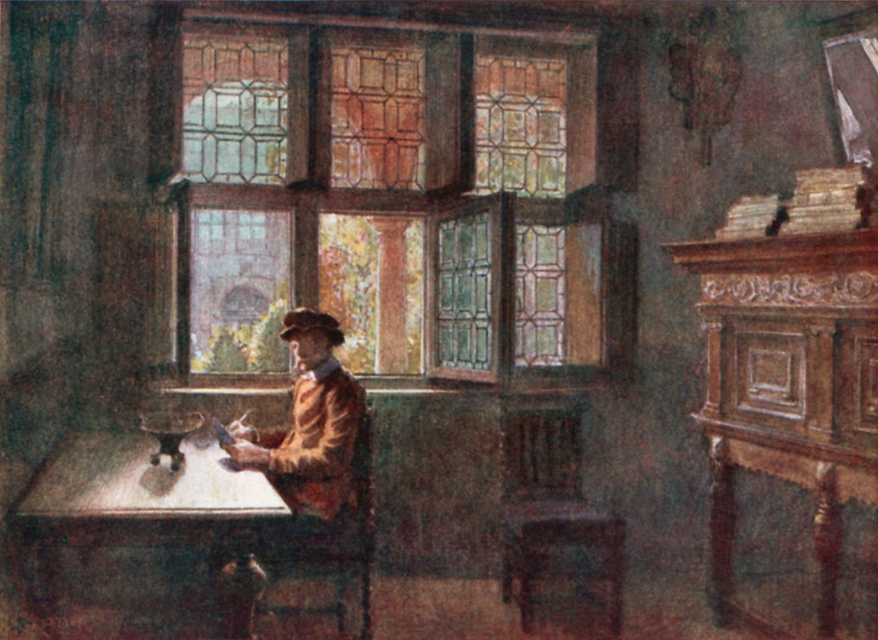 The Plantin-Moretus Museum, Antwerp by Amedee (after) Forestier