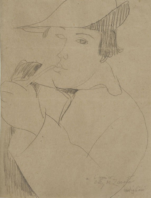 Portrait of Manuel Ortiz de Zarate by Amedeo Modigliani