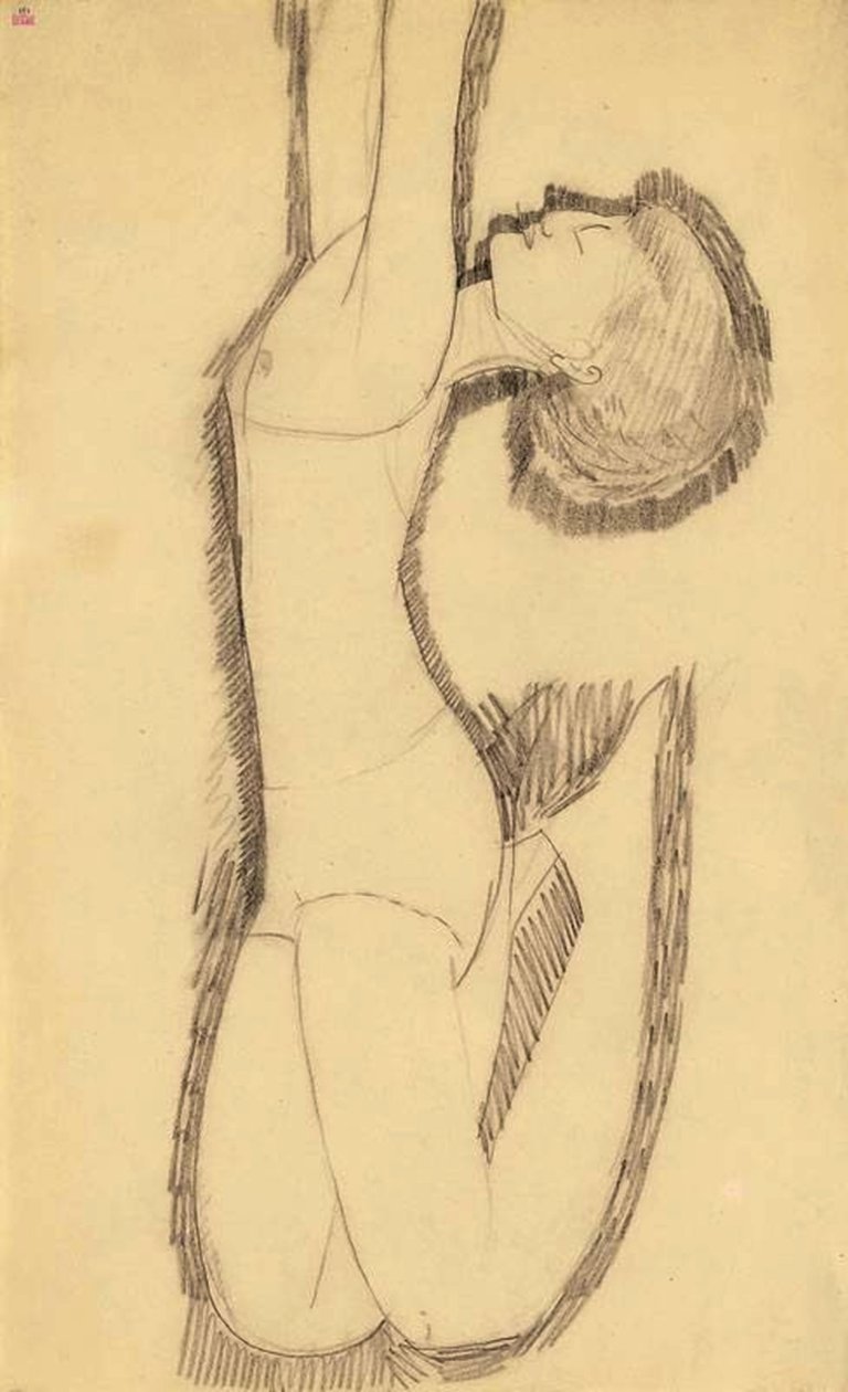 Anna Akhmatova as Acrobat, 1911 by Amedeo Modigliani