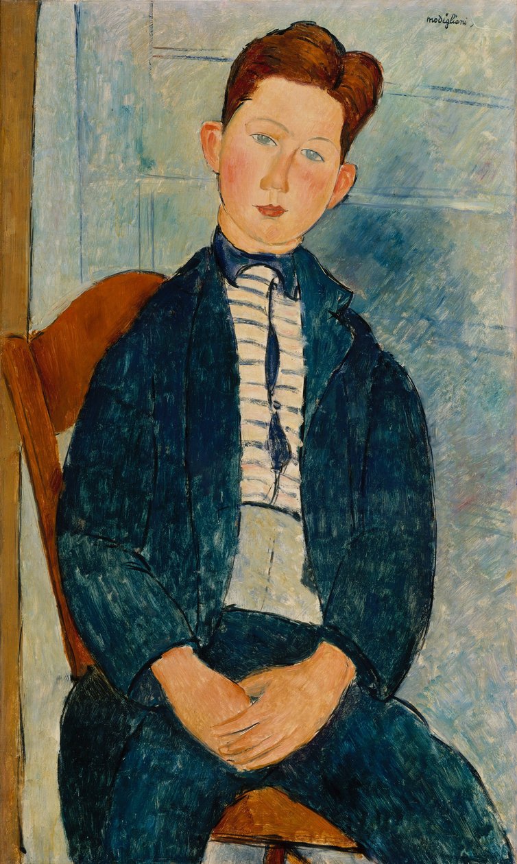 Boy in a Striped Sweater by Amedeo Modigliani
