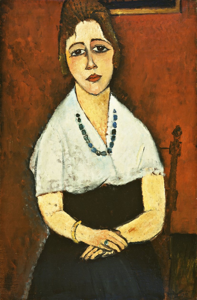 Girl With Necklace by Amedeo Modigliani