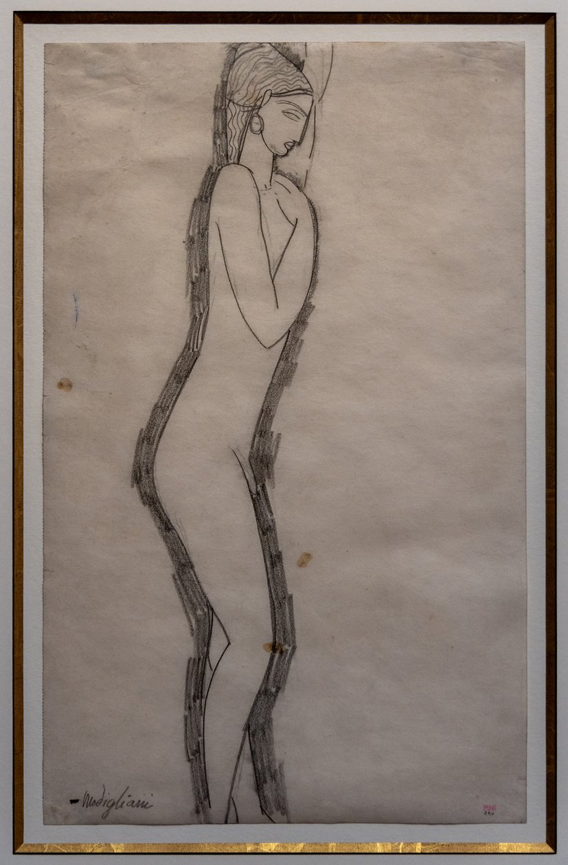 Hermaphrodite in Profile by Amedeo Modigliani