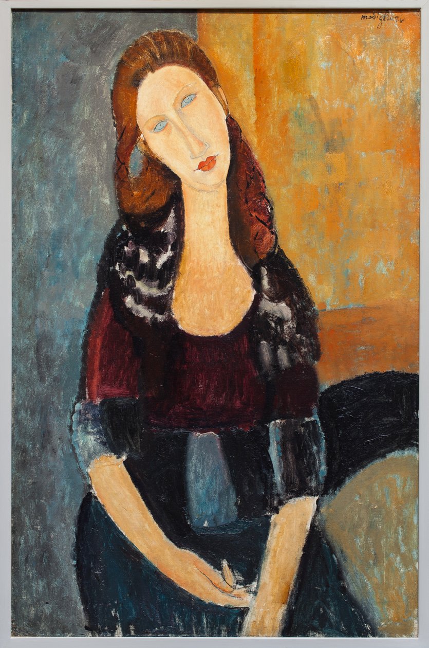 Jeanne Hébuterne with a Hat by Amedeo Modigliani