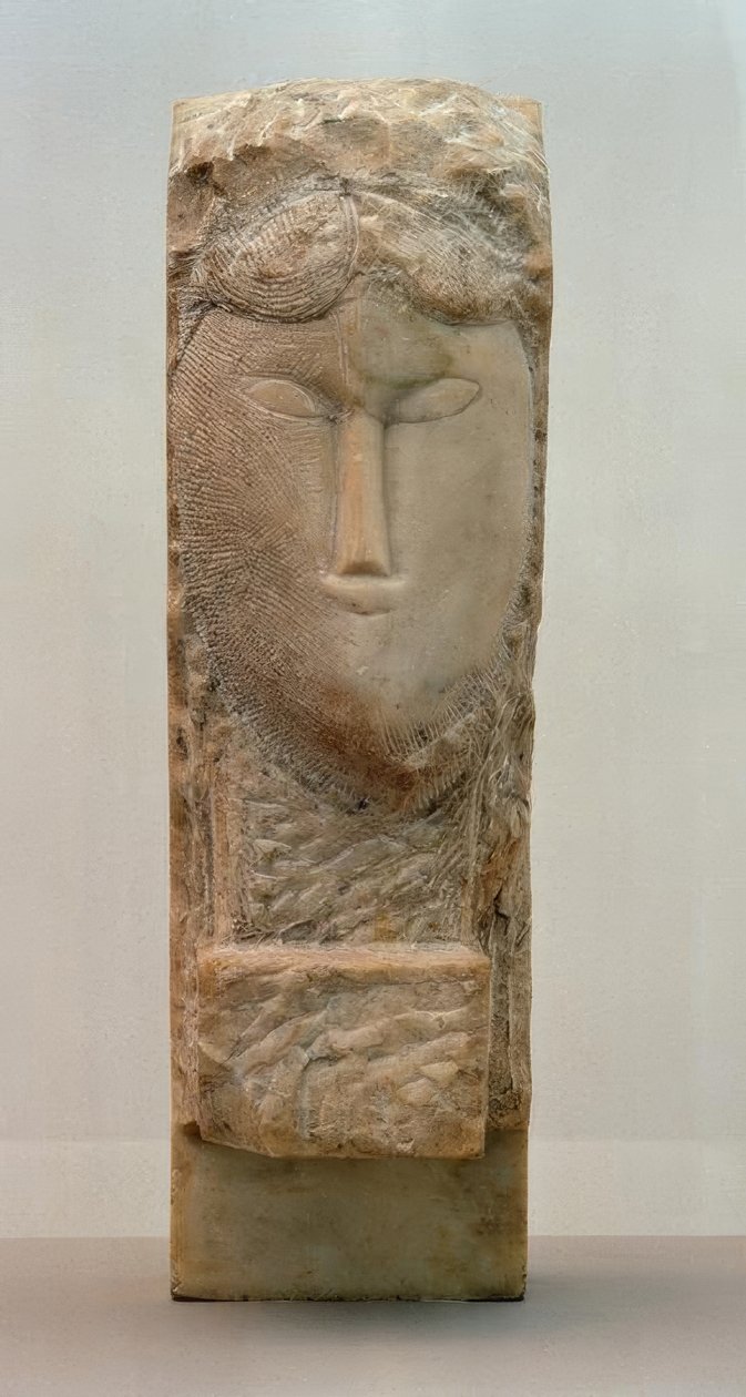 Head of a Woman by Amedeo Modigliani